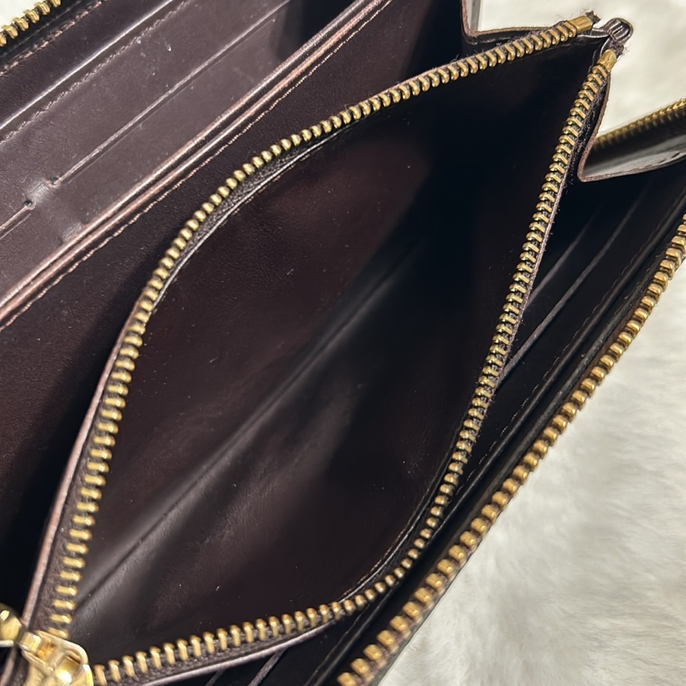 Louis Vuitton Monogram Vernis Amarante zippy wallet - Picture 13 of 13